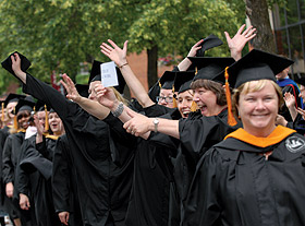 Picture of graduating students